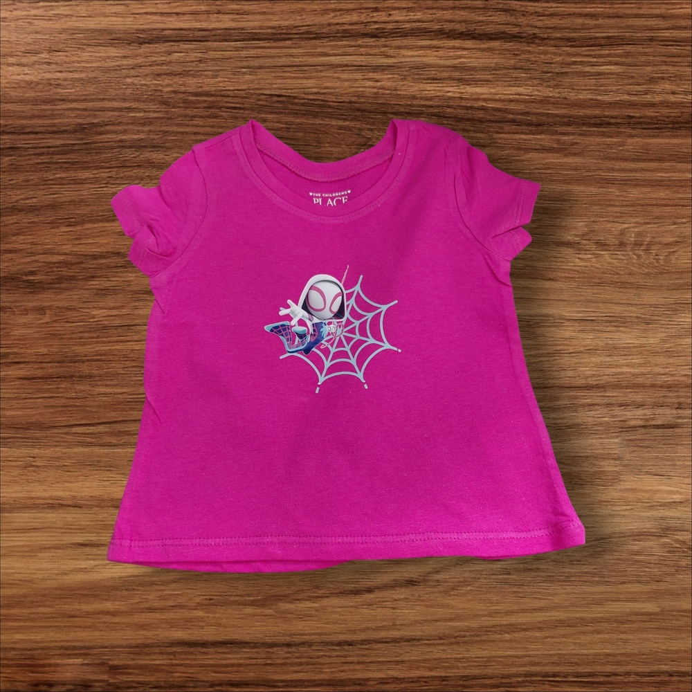 The Children's Place Fuchsia Web Graphic Tee